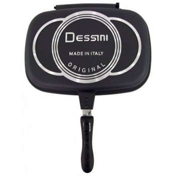 مقلاة شواء مزدوجة وجهين 40سم من DESSINI